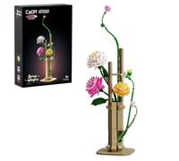 JAMARA CADA - 402912 - Bouquet de Fleurs - Briques de Printemps - Briques à Clipser - Kit de Construction - Décoration - Jouet pour Enfants à partir de 8 Ans - Idée Cadeau