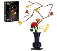JAMARA CADA 402914 Bouquet de Fleurs d'automne Briques à Clipser Kit de Construction Décoration Jouet pour Enfants à partir de 8 Ans Idée Cadeau