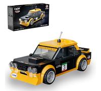 JAMARA Cada 402921 Cada Fiat Abarth 131 1:24 Briques noires Blocs de serrage Modèle de voiture de course Voiture de sport Kit de construction Jouet pour enfants à partir de 8 ans Idée cadeau