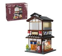 JAMARA CADA 402943 Bar à Tapas Japonais, Briques 1:30, kit Technique composé de 1195 Blocs de Montage, Maison modulaire avec éclairage LED, 8 Effets d'éclairage, modèle pour Les constructeurs, à