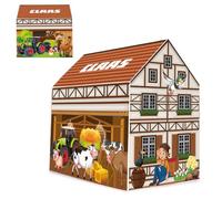 JAMARA Claas 460754 Maison de Jeu sous Licence Officielle pour l'intérieur, Tente avec Ouverture de Porte, Montage Facile grâce aux éléments enfichables, Peu encombrante démontable