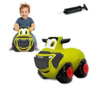 JAMARA Claas 466010 HoppyDoo Tracteur Sauteur pour Enfants, Jouet Sauteur pour bébé, intérieur/extérieur, Cadeau pour Enfants, Jouet de Jardin, Bouncy, Facile d'entretien, sans BPA, avec Pompe