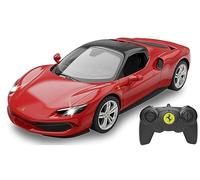 JAMARA Ferrari 296 GTS 1:16 Pare-Brise Transparent 2,4 GHz Lumière LED Voiture RC