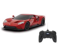 Jamara 405156 - Ford GT 1:24 Rouge - Voiture RC, sous Licence Officielle, env. 1 Heure de Route, 9 km/h, détails Parfaitement reproduits, intérieur détaillé, Finition de Haute qualité