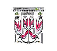 Jamara Jamara460010 Rouge Décor Hot Rod Flames