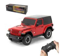 Rastar Toys Voiture télécommandée Jeep Wrangler JL 1:24 27 MHz pour garçons Rouge