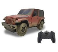 JAMARA Jeep Wrangler Rubicon 1:24 Muddy 2,4 GHz - sous Licence Officielle, jusqu'à 1 Heure de Temps de Conduite à env. 9 km/h - Détails Parfaitement reproduits - Finitions de qualité