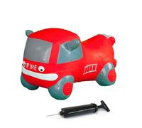 JAMARA Jouet gonflable Camion de pompiers avec pompe rouge