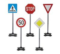 Jamara, kit de signalisation, Grand A avec 5 panneaux de signalisation différents, montage facile grâce aux éléments attachables, plastique robuste et léger, 460257