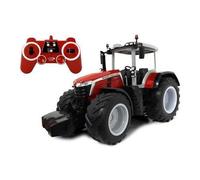 Jamara Tracteur RC Massey Ferguson 8S.285 1:16 – 2,4 GHz, son (désactivable), LED pneus caoutchouc