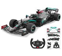JAMARA Mercedes-AMG 402106 F1 W11 EQ Performance Échelle 1:12-2,4 GHz pour Fonctionnement multijoueur, sous Licence Officielle, Peinture fidèle à l'original, avec Planche décorative, Noir