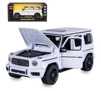 JAMARA Mercedes-AMG G 63 Diecast 402265 Voiture Miniature en métal à Collectionner Blanc 1:24 Idée Cadeau