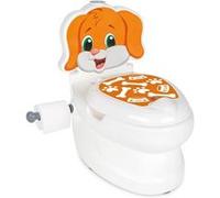 JAMARA Mon Petit Chien de Toilette avec Son de Chasse et Porte-Papier Toilette - Facile à Nettoyer, Bords arrondis, ventouses pour Un Bon Maintien