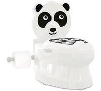 JAMARA 460958 Ma Petite Toilette Panda avec Son évier et Porte-Papier Toilette, Facile à Nettoyer, Bords arrondis, ventouses pour Une Bonne Prise en Main, Blanc