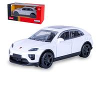 JAMARA Porsche Macan Diecast 402236 Jouet Miniature à l'échelle 1:43, Blanc, idée Cadeau pour garçons et Filles, carrosserie en métal Robuste et Stable