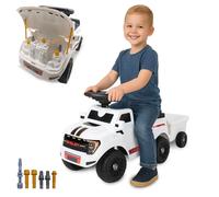 JAMARA Shelby Ford F-150 Raptor 464066 Toboggan pour Enfants à partir de 12 Mois avec remorque, Jouet pour bébé, idée Cadeau pour Enfants, klaxon, Protection Anti-basculement, Son