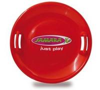 Jamara Soucoupe traîneau Snow Play 460368, barres d'appui antidérapantes 60 cm, rouge
