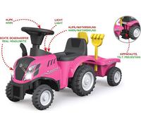Jamara Tracteur à pédales New Holland T7 rose