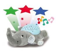 Jamara veilleuse Dreamy Elephantled 32 cm gris/bleu Blauw G