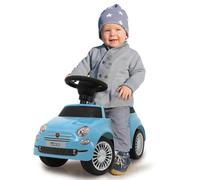 Jamara 460327 - Porteur Fiat 500 Bleu-sous Licence Officielle, Coffre sous Le Siège, Poignée De Poussée Et De Maintien, Divers Sons, Klaxon, Design Fidèle À L'original, Finition de qualité