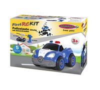 JAMARA Voiture de Police First RC Kit 22 pièces avec visseuse