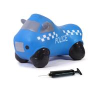 JAMARA Voiture de police gonflable avec pompe Bleu