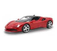 Jamara Voiture RC Ferrari SF90 Stradale 33,4 cm 1:14 rouge 2 parties Rouge G