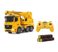 Jamara - 404950 - Grue Mobile - Mercedes Arocs - 2,4 GHz - Echelle 1/20 - Jaune