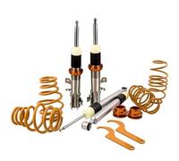 Jambe Amortisseur pour Ford pour Fiesta MK7 VII MK6 VI JA8 Amortisseurs Ressort De Choc Abaissement Ressort De Choc Coilovers Hauteur Réglable Coilovers Pression Gaz Amortisseur