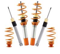 Jambe Suspension Kit Suspension Réglable Et Abaissement Pour Combinés Filetés Amortisseurs Jambes Force Pour Golf MK5 MK6 Pour Jetta Pour Passat Pour Beetle 2003-2014 Amortisseur à Gaz
