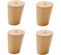 Jambes de meubles en bois massif Ensemble de 4 pattes de canapé ronds remplacement pour le support de télévision Sofa Cabinet Night Stands DIY MEUBLES MAGNES 5 cm de diamètre de 60 cm de longueur 8