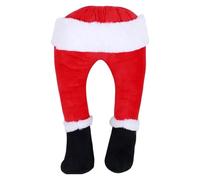 Jambes fausses de Père Noël - Fausses jambes de Père Noël - Ornement de Noël avec pattes de Père Noël, décoration de sapin de Noël collée, décorations de cheminée