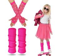 Jambiere Fluo Enfant, Jambiere Fluo Rose Avec Mitaines Enfant Fluo Guetre Fluo Enfant Guetre Fluo Annee 80 Jambiere Fluo Fille Ambieres Guetres Femme Fluo Fille Fantaisie Robe Années 1980 Thème Fête
