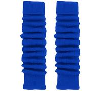 Jambières Chaudes en Laine pour Femme - Douces, Flexibles, Longues - Pour l'Hiver Quand Il Fait Froid - Bleu - Universal Damen