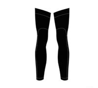Jambières de cyclisme, doublées de polaire, chaudes, antidérapantes, séchage rapide, pour l'automne et l'hiver, couvre-jambes de vélo pour homme et femme (L)