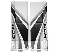 Jambières de gardien de but CCM Phenom White/Black Junior 30 + 1 pouce