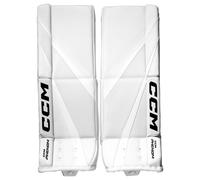 Jambières de gardien de but CCM Phenom White Junior 28 + 1 pouce