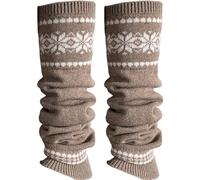 Jambières Jacquard pour Femmes, Chaussettes Longues Lolita Japonaises, Couvre-Pieds Tricotés, Chauffe-Pieds, Automne-Hiver, Crochet, Chaussettes, Manchettes De Bottes