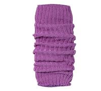 Jambières pour femme - Longues bottes tendance - Sans pieds - Chaussettes montantes au crochet - Jambières de yoga pour femme, violet, taille unique