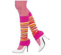 Jambières Striées Roses Et Multicolores Femme Taille Unique Multicolore