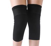 Jambières Velcro for Femmes, guêtres de Bottes, Bandes Magiques, genouillères, Sport, récupération, Unisexe pour Le Ski, Le Cyclisme, la Danse(30cm Black,XL)