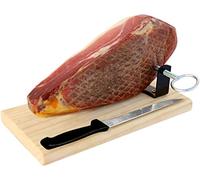 Jambon Serrano Cru Désossé (Jamon Serrano) + Support à Jambon + Couteau 1 Kg (Mini) Jamonprive