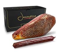 Jambon Serrano Désossé 1Kg + Chorizo Espagnol - Jambon De Parme Traditionnellement, Prêt Déguster, Cadeau Gourmet Pour Tapas, Repas Festifs Charcuterie Espagnole