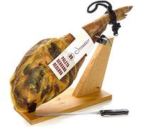 Jambon Serrano Espagnol (Épaule) Réserve Duroc + Support à Jambon + Couteau 4.5-5 Kg - Jamón Serrano