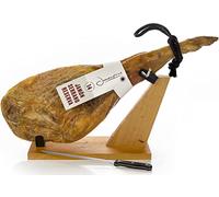 Jambon Serrano Espagnol Réserve + Support à Jambon + Couteau 6.2 - 6.8 Kg - Jamón Serrano