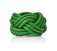 Jambor Bague de Foulard pour Scouts. Nœud Gilwell. Coulant pour Scouts et Guides. (4 Boucles, Vert, M)