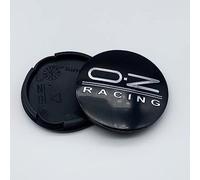 JAMCHE 4 pièces Auto Cache Moyeux pour OZ Racing M595 62MM Cache Moyeu Aluminium+ABS Cache de Roue Centrale Accessoires de Voiture,1