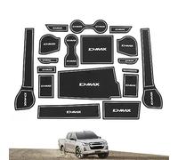 JAMCHE Tapis de Fente de Porte en Caoutchouc de Voiture pour Isuzu D-Max 2021-2023 Tapis en Caoutchouc Anti-dérapant,Tapis de Coupe, Tapis de Rangement pour Fente de Porte,3