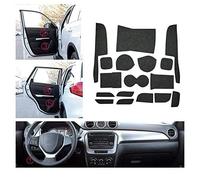 JAMCHE Tapis de Fente de Porte en Caoutchouc de Voiture pour Suzuki Vitara 2015-2019, Tapis en Caoutchouc Anti-dérapant,Tapis de Coupe, Tapis de Rangement pour Fente de Porte