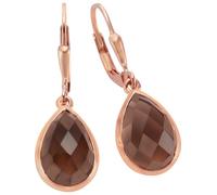 Jamelli Boucles d'oreilles marron / or, Taille One Size